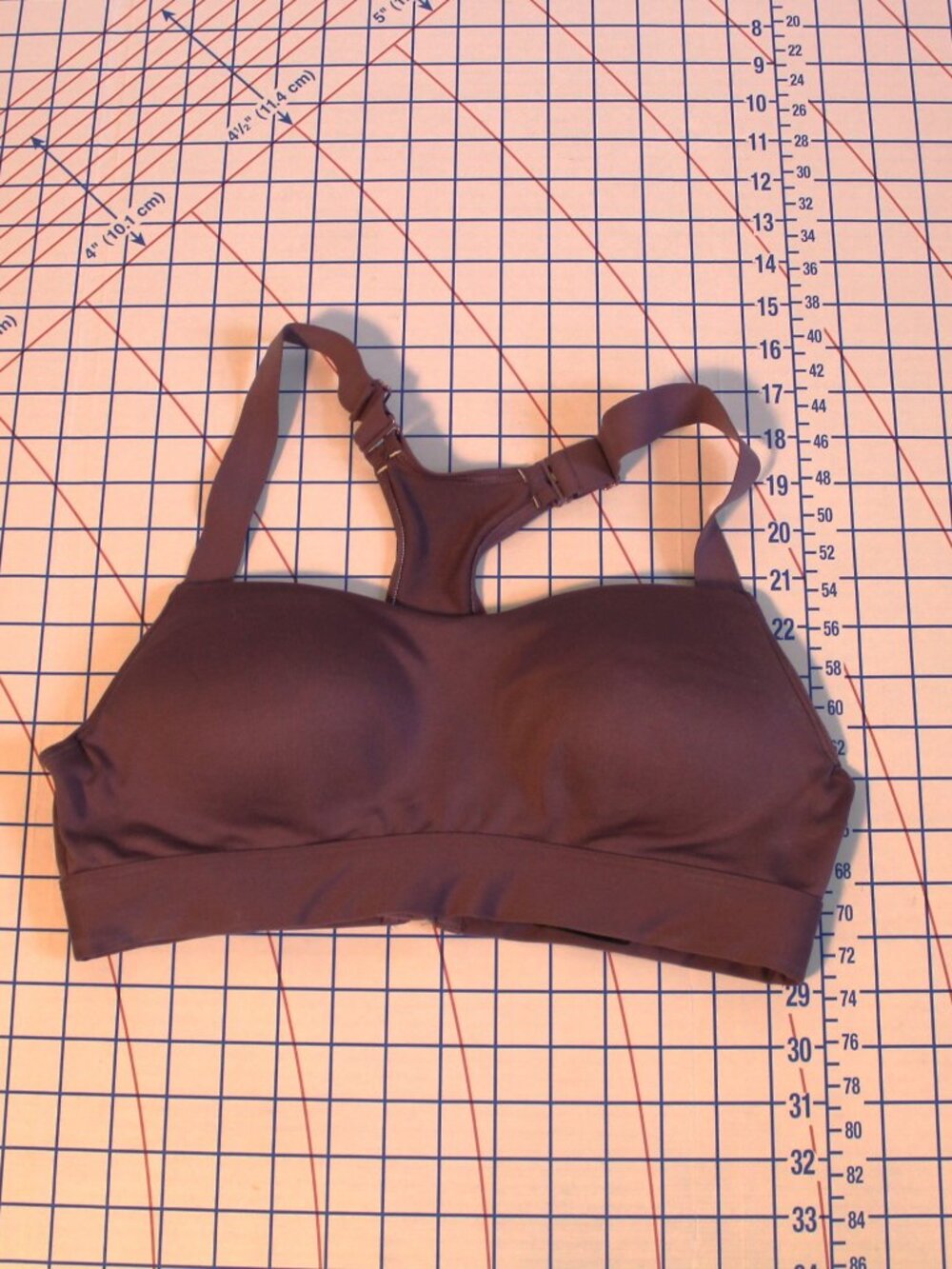 PINK Active Ultimate Pushup Racerback Bra Mauve, Medium